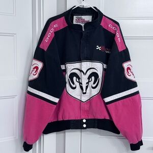 90s Vintage Racing Champions Dodge Motorsports NASCAR Racing Jacket Men Size 2XL